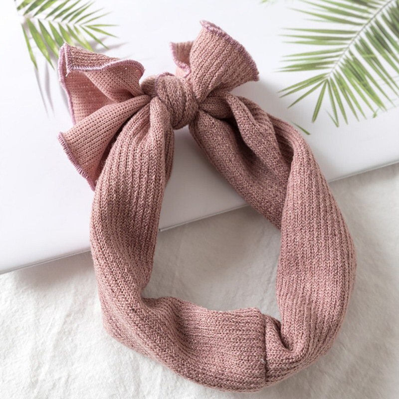 Bandeau pour -né, pour bébé, pour bébé, fille et garçon, bandeau Turban solide, souple, 1-4T