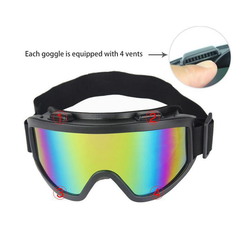Snowboard sneeuwscooter helm stofdicht zanddicht skibril winddicht motorbril oogbescherming