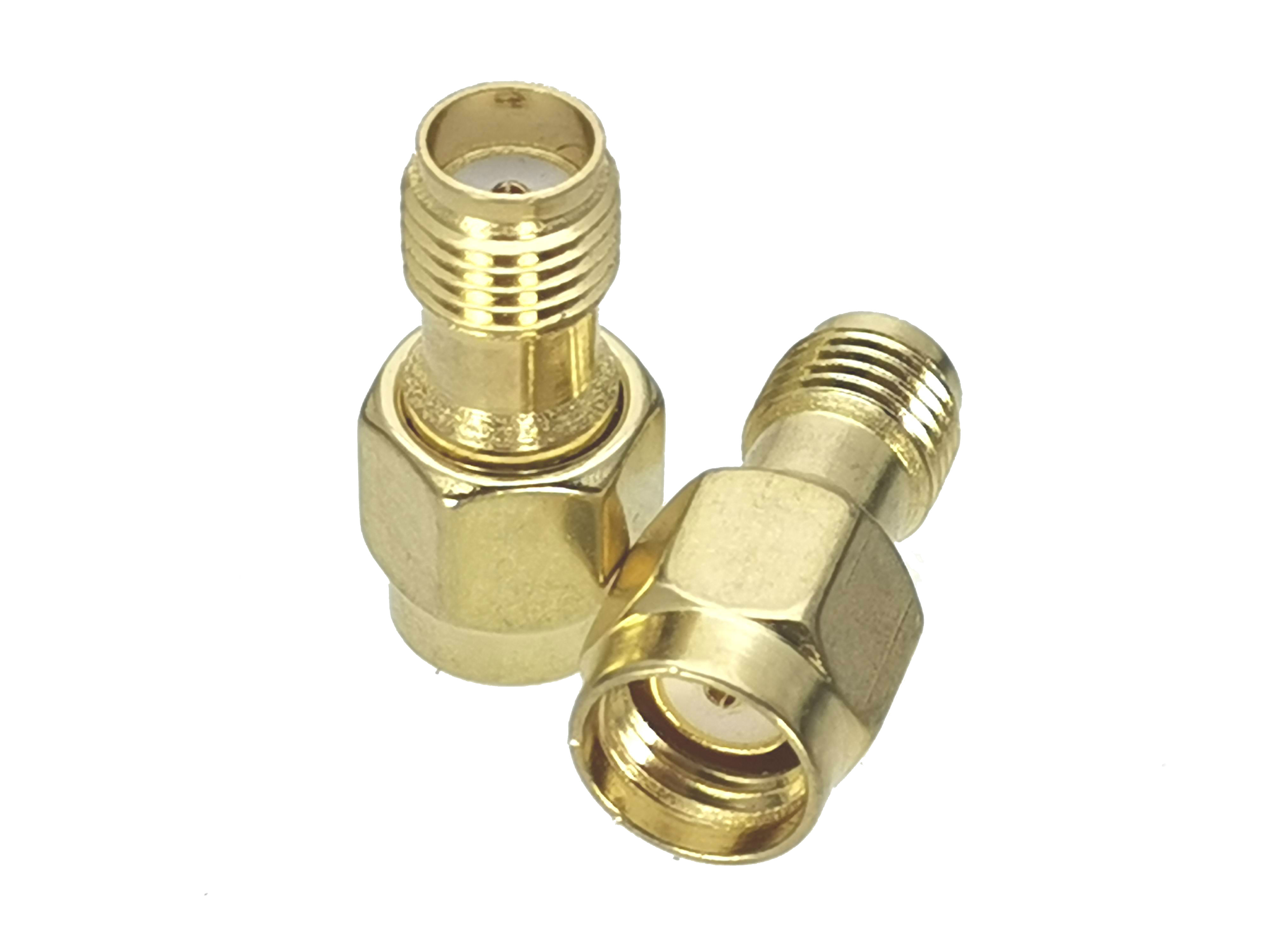 1Stck RP-SMA rpsma zu sma/RP-SMA Stecker & Buchse Buchse rf Koaxial Adapter Stecker Prüfung konverter: dunkel Grau