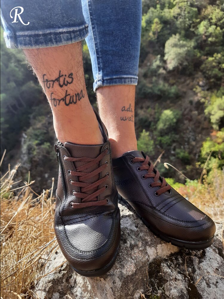 Lente ademende schoenen zakenman casual laarzen dagelijks gebruik jurk onder broek handgemaakte schoen kalkoen zwart bruin