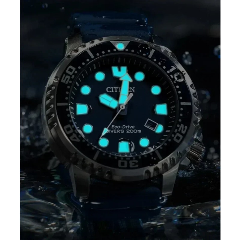 Citizen Men's Watch Luxury Promaster Diver Series Eco-Drive Three-Pin Calendar Tape Quartz Wristwatches with Box