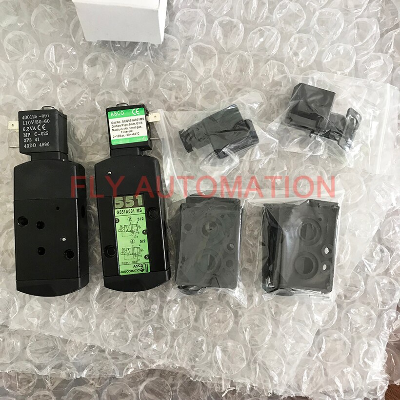 SCG551A001MS SCG551A001 ASCO 551 Series 1/4" Aluminium High Flow Solenoid Valve