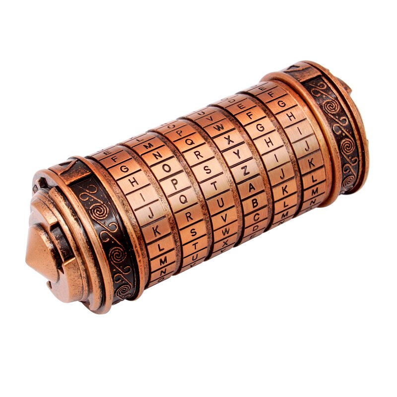 De Da Vinci Code Mini Metalen Cryptex Sloten Wedin... – Grandado