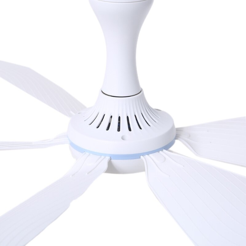 Amerikaanse Plug Ac 220V 20W 6 Bladeren Een Snelheid 20.4in Plafond Ventilator Mini Ventilator Slaapzaal Opknoping Fan met 1.8M Stroomkabel Op Uit Schakelaar