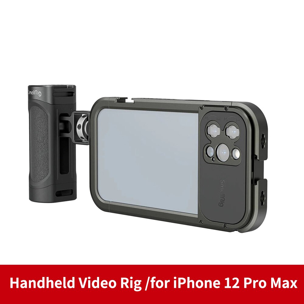 Smallrig Smart Telefoon Handheld Video Rig Kit Voor Iphone 12 Pro /Max Met Koud Shoe Mount Voor Film Maken en Vlog 3175/3176: For iphone 12pro Max