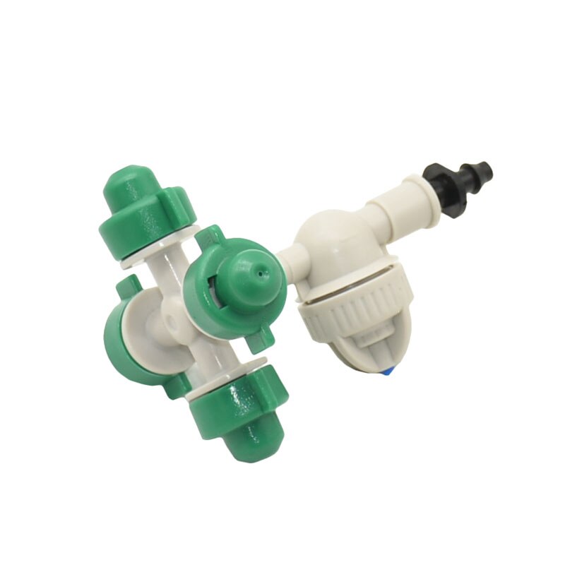 Hanging mist sprinkler Cross anti drip misting nozzle With barbed connector Misting Sprinkler For Greenhouse irrigation 50set
