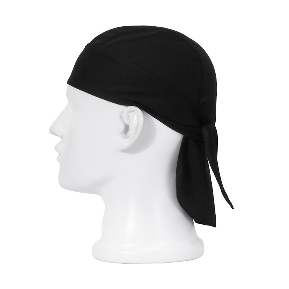 Cykel svedtransporterende kasket hue cykelhovedtørklæde pandebånd hurtigttørrende pirathue hue til udendørs cykling motorcykel