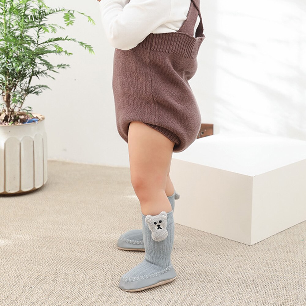 Otoño calcetines de bebé de invierno para niñas NIÑOS Calcetines hasta la rodilla calcetín largo mantener los bebés Niño en primer lugar los caminantes zapatos Casuales