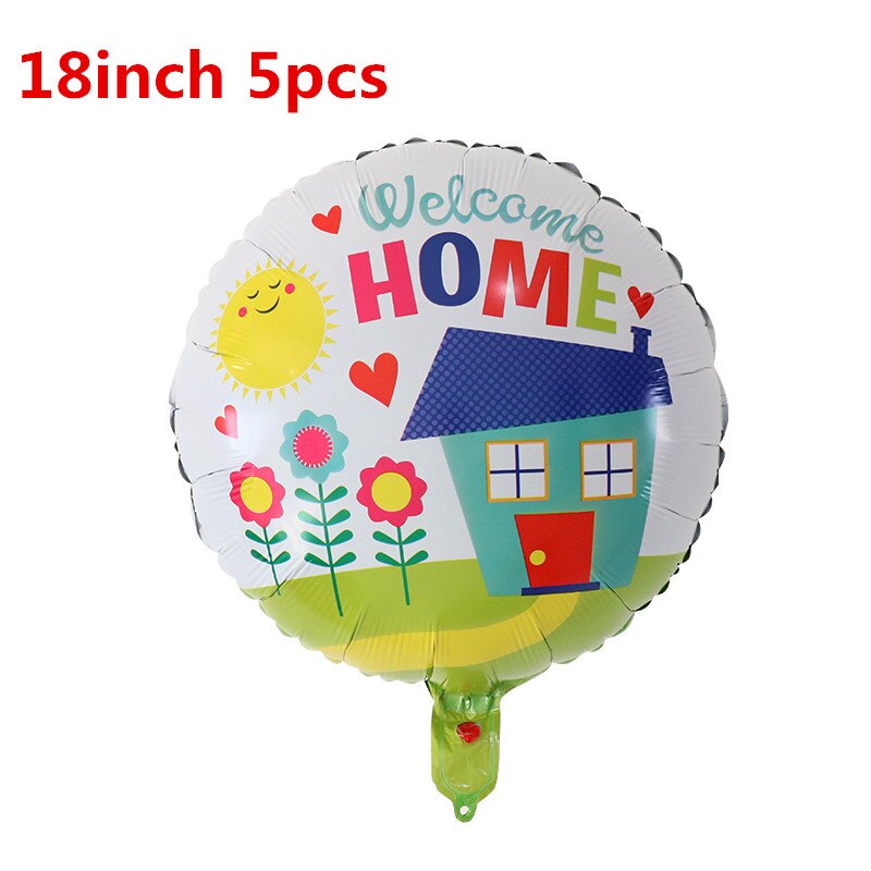 1set Rose Gold Willkommen Zu Hause Brief Folie Luftballons Willkommen Zurück zu Hause Event Party Decor Supliers Aufblasbare Luft Bälle dekoration: Marble