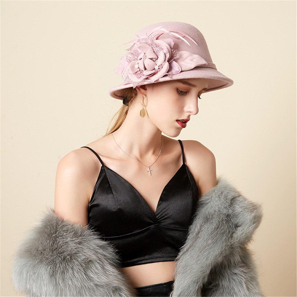 Vrouwen Mode Visser Hoeden Baret Franse Stijl Schilder Hoed Vintage Warm Party Top Hat Casual Street Style Hoeden # LR3