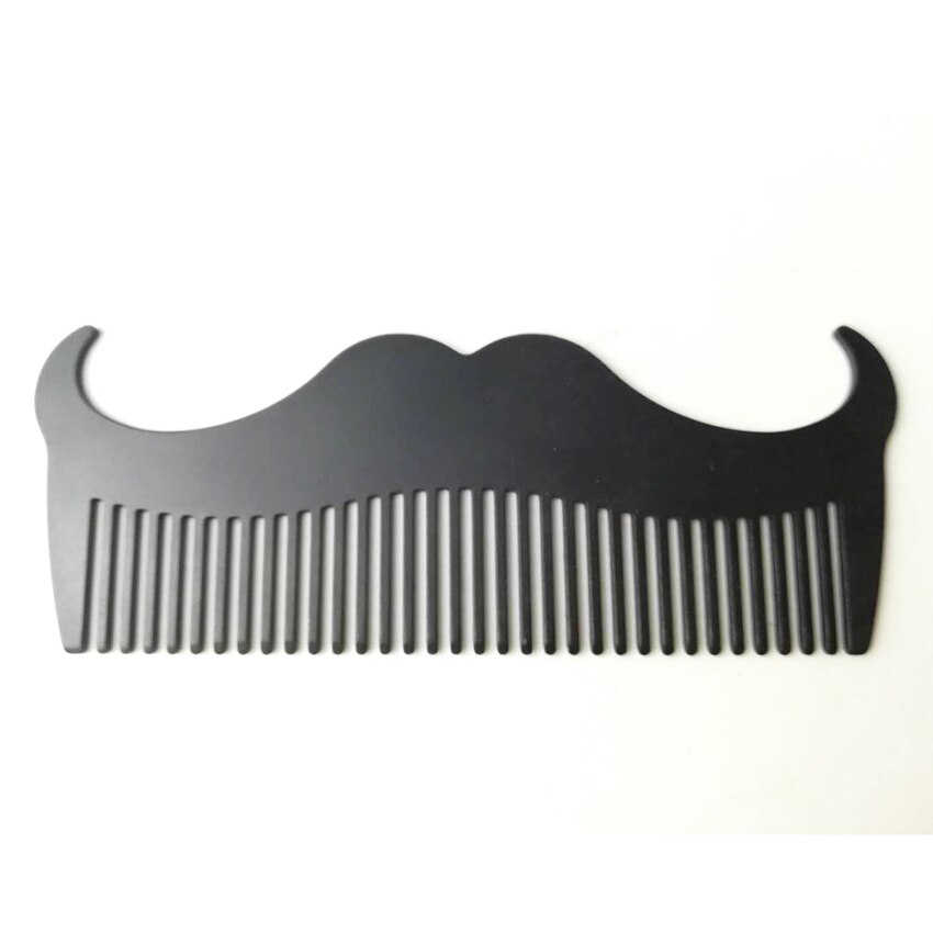 1Pc Stainless Steel Beard Comb Brush Men DIY Styling Mustache Combs Barber Shop Hairdressing Hair Trimming Styling Comb Tools