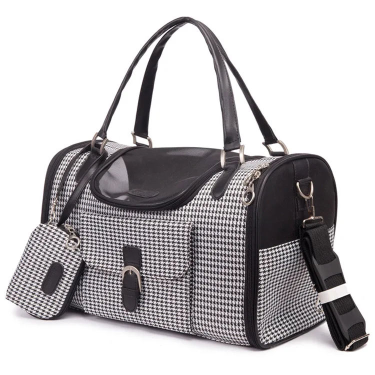 Sac de transport Portable pour animaux de compagnie, chat, chien, avec sac à main, voyage en cuir, petit chien, Chihuahua, Teddy, sac de transport