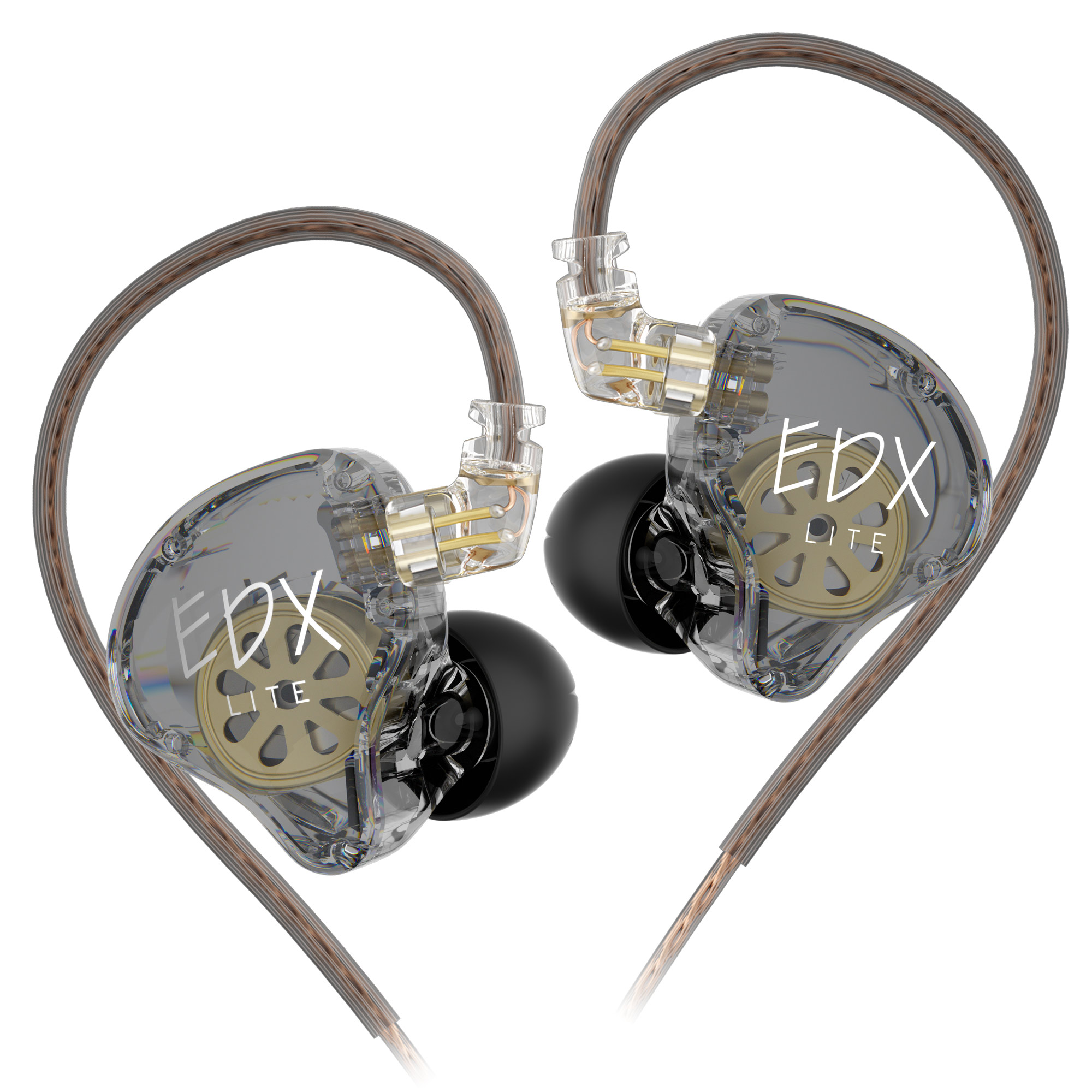 KZ-EDX Lite Stereo Bass Muziek Oordopjes Hifi Oortelefoon In Ear Monitor Podium Live Koptelefoon Sport Gaming Headsets: WHITE