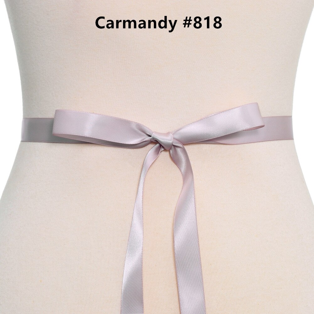 (1PC) Rhinestone silver bridal belt wedding with crystal diamante wedding dress accessories sash belt for wedding dress WDD1048: carmandy