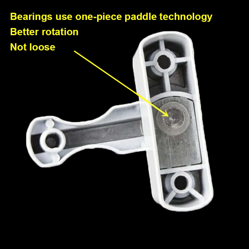 Plastic UPVC T-Shape Lock for Window Door Sash Jammers Extra Security Lock