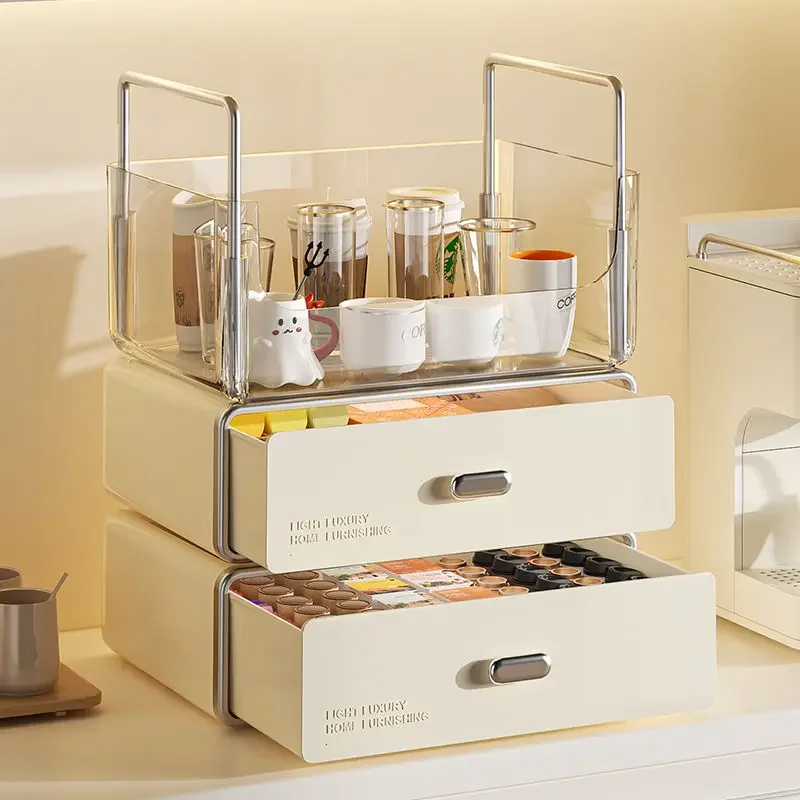 Caja de almacenamiento de escritorio para mascotas, cesta de alta apariencia para el hogar, sala de estar, cocina, aperitivos, cosméticos, papelería