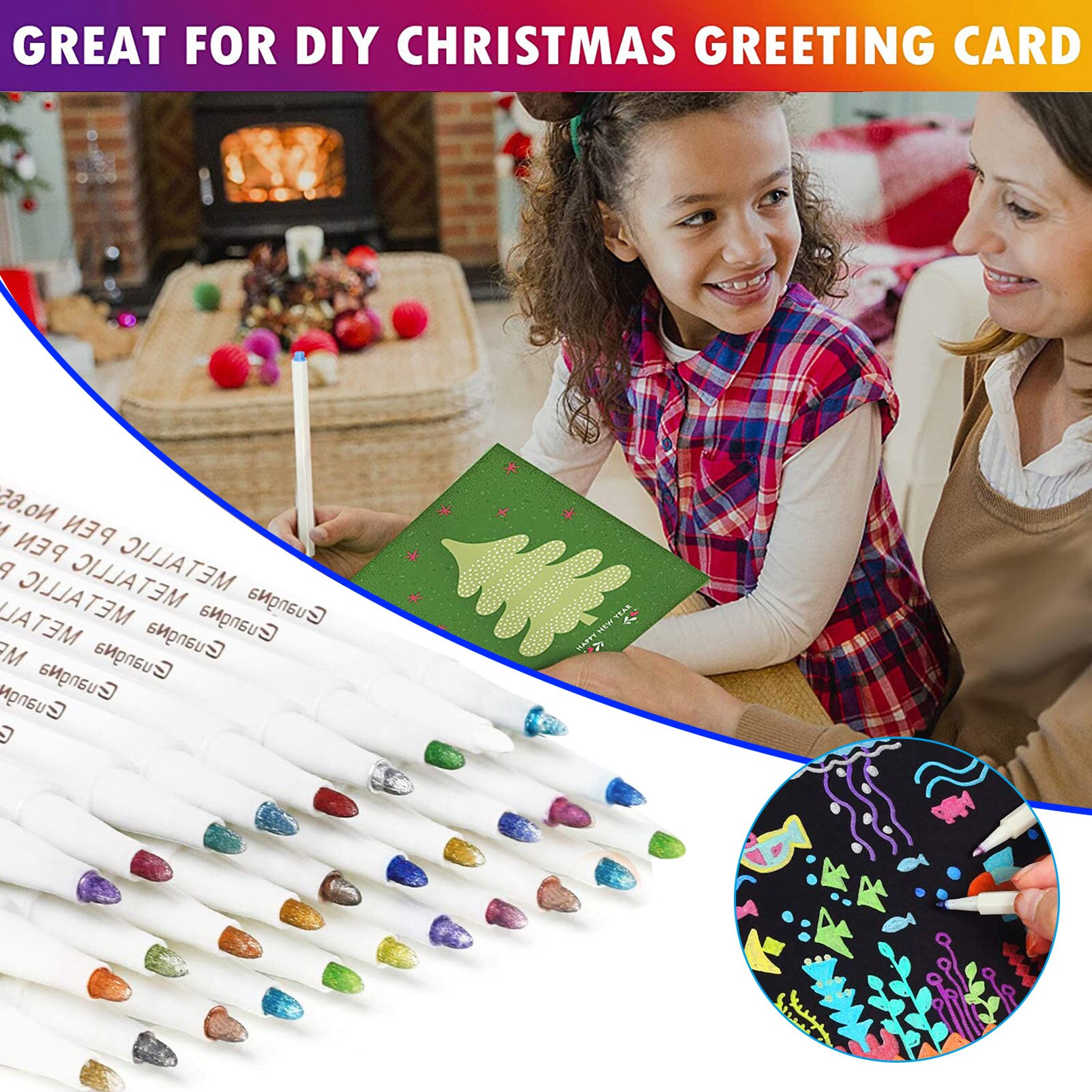 Diy Fotoalbum Metallic Kleur Pen 10/12/15/20/30-Kleur Graffiti Marker Pen Sneldrogend verf Pen Voor Card Ambachten Lbs