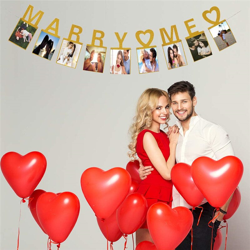Gifte meg brev bilde banner for bryllup forlovelse fest dekorasjoner brude dusj fest tegn foto rekvisitter