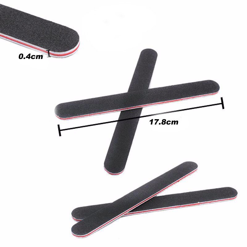 10 Stuks Nail File Set Dubbelzijdig Schuren Buffer Blok Voor Gel Polijsten Manicure Beauty Tools Professionele Nagelvijl polijsten