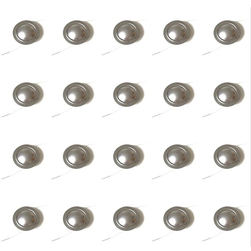 Tweeter à membrane dôme en titane, 8 ohm, bobine mobile 25.5mm (25.4mm ) 1 pouce, 20 pièces/lot