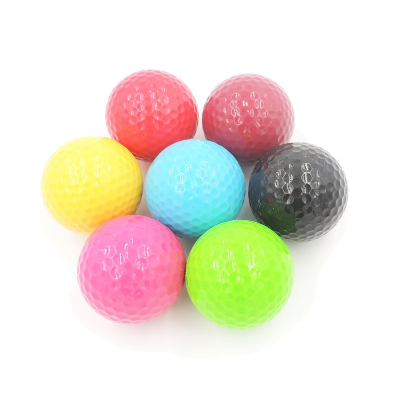 7pcs different colors golf practice ball golf ball