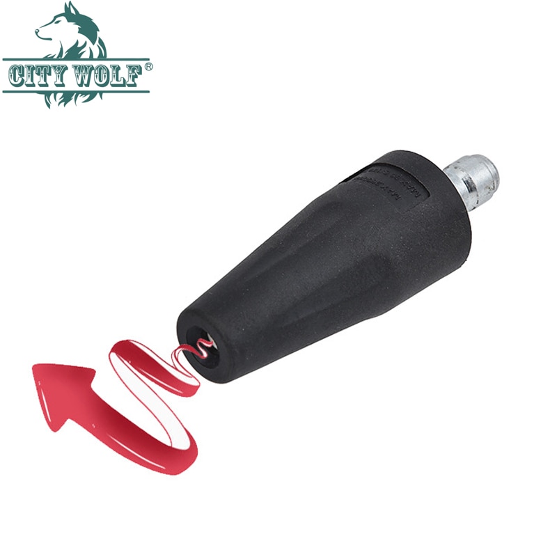 Rotating Dirt Blaster Turbo Nozzle with 1/4" Quick Release Plug Connector #035 forHigh Pressure Washers Car Washing Machine