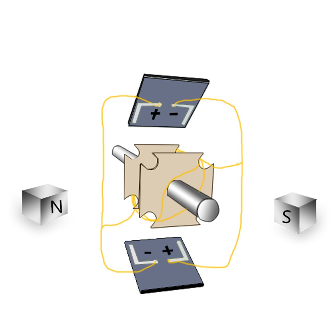 DIY Solar Magnetic Levitation Model Levitating Motor