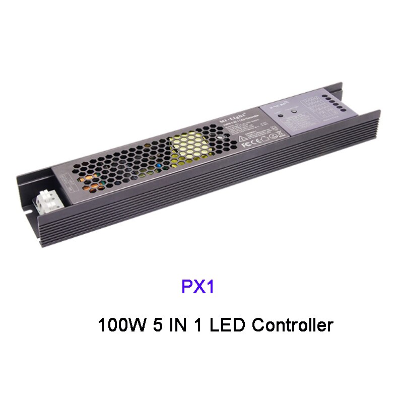 PX1 100W 5 IN 1 LED Controller 2.4G RF/APP/alexa voice control Built-in driver controller for DC24V LED strip light