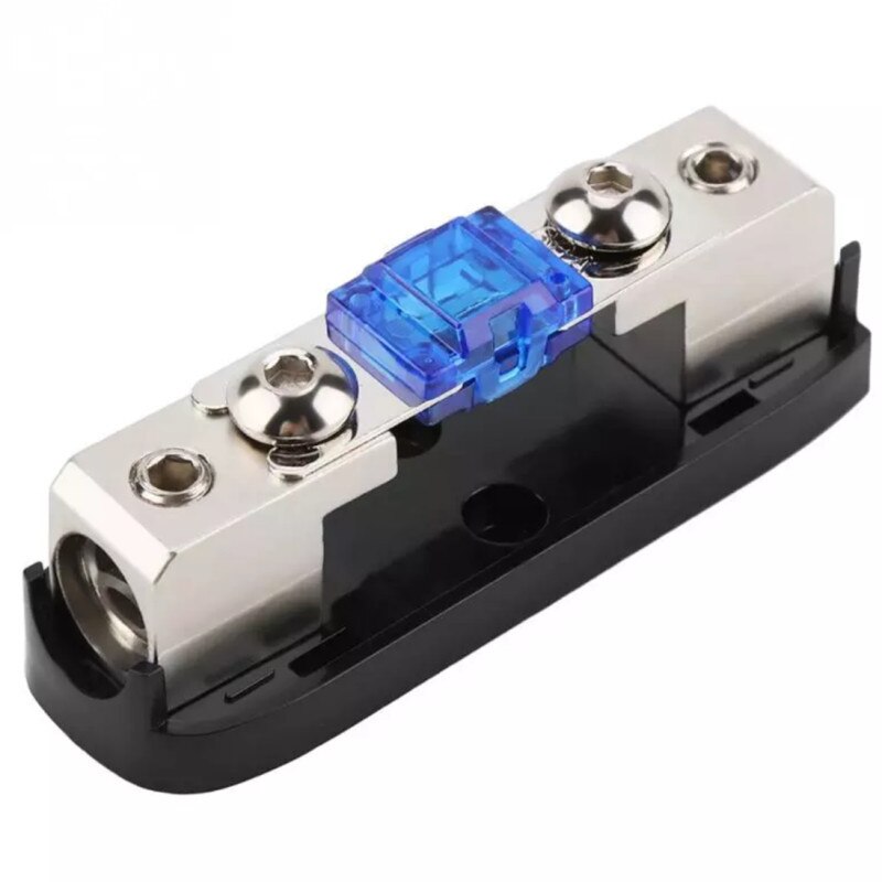 Portafusibles de potencia para Audio de coche, caja de fusibles para coche, 30-150A, Audio estéreo, unidireccional, bloque de distribución de energía