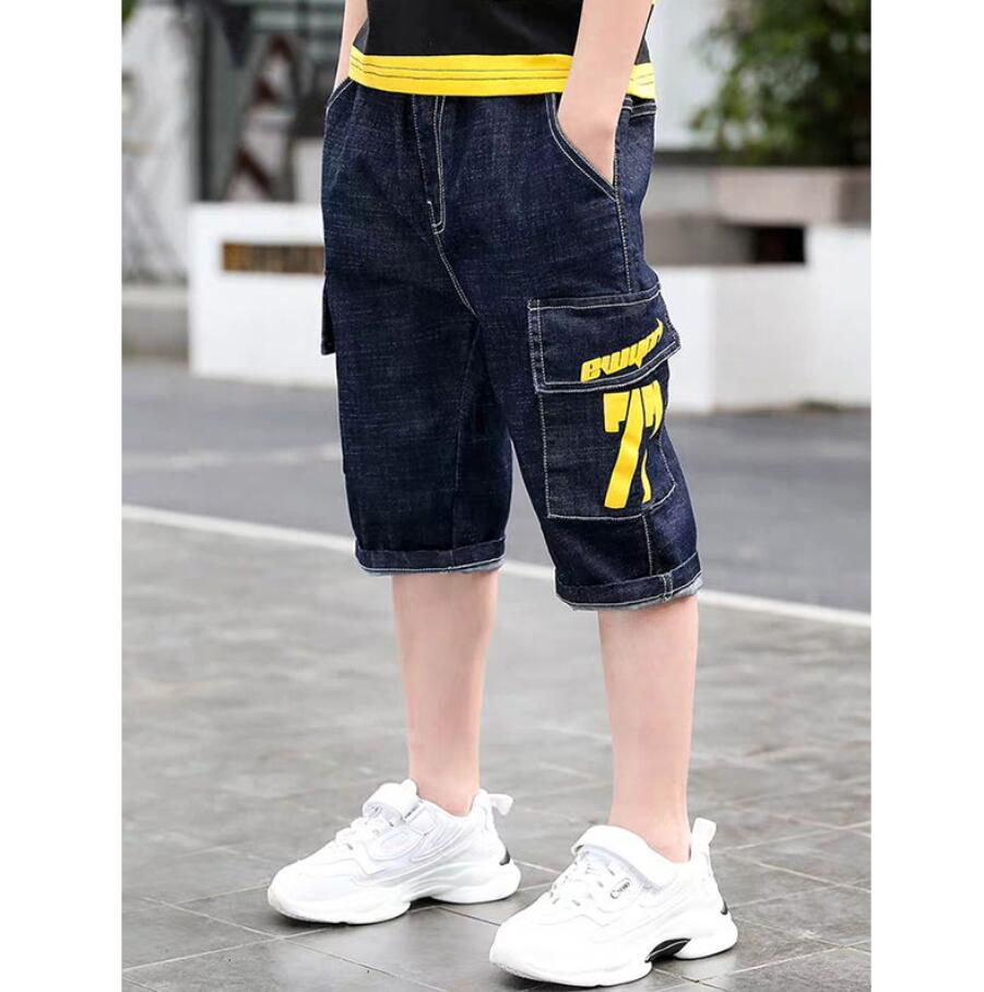 Jungen Jeans Shorts Sommer Kinder Jeans Shorts kinder Freizeit Denim Kurze Hosen Für Teen Jungen 2-14 jahr Kind Tragen: 3T