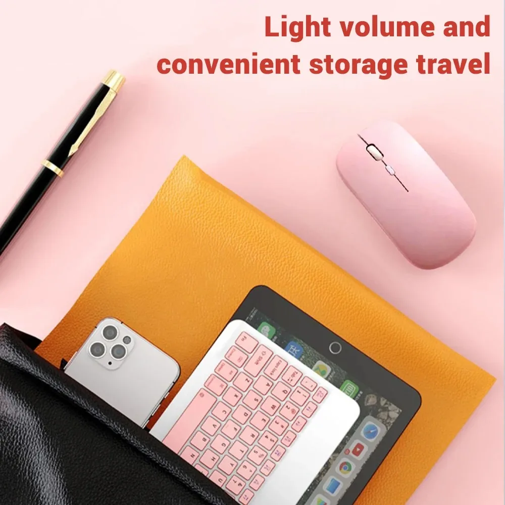 Mini souris Bluetooth sans fil 10 pouces BT clavier espagnol pour iPad 8 10e 9e génération téléphone tablette Portable pour Huawei Android