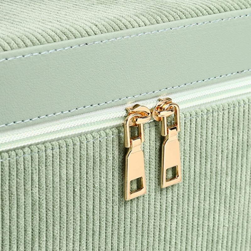 Cosmetic Case Makeup Bag Suitcase Travel Storage Box Large Capacity Wash Bag Double-Door Makeup Case