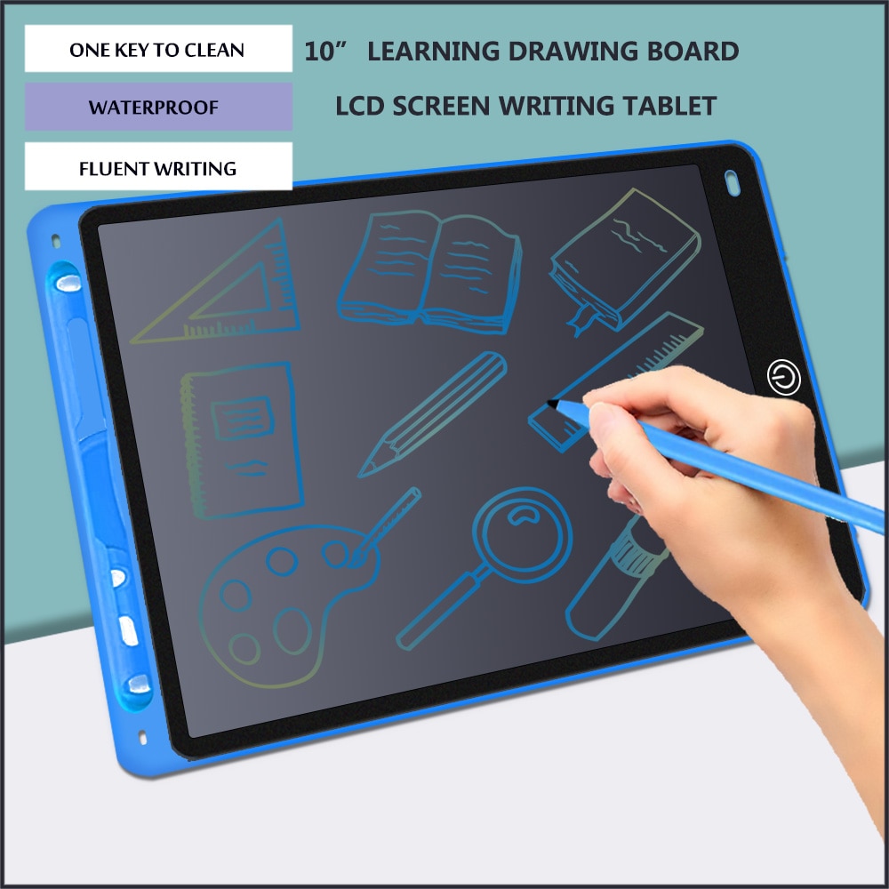 10Inch Learning Drawing Board LCD Screen Writing Tablet Digital Graphic Drawing Tablets Electronic Handwriting Pad Board+Pen