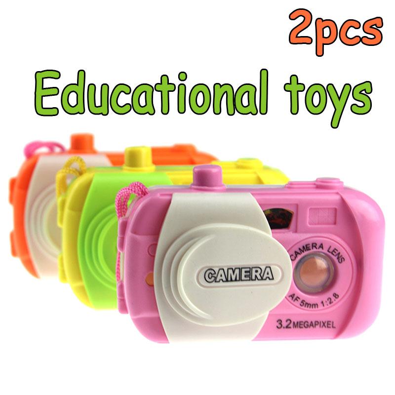 Barn kamera simulation kamera interesse træning baby simulation legetøj børn pædagogisk legetøj lære plastik tilfældig farve