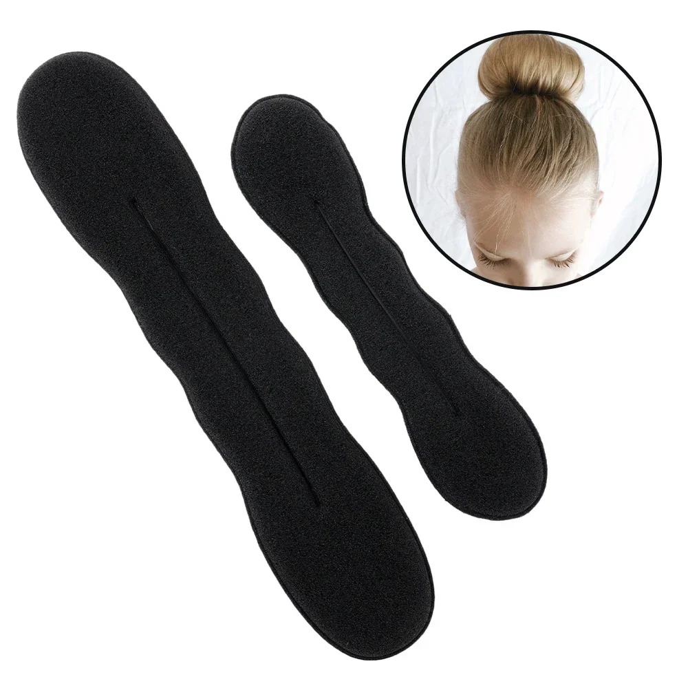 Sponge Hair Styling Tool Plastic Loop Curly Hair Maker Hair Scrunchie Headband Twist Donut Bun Curler Hairbands Hairstyle Tools