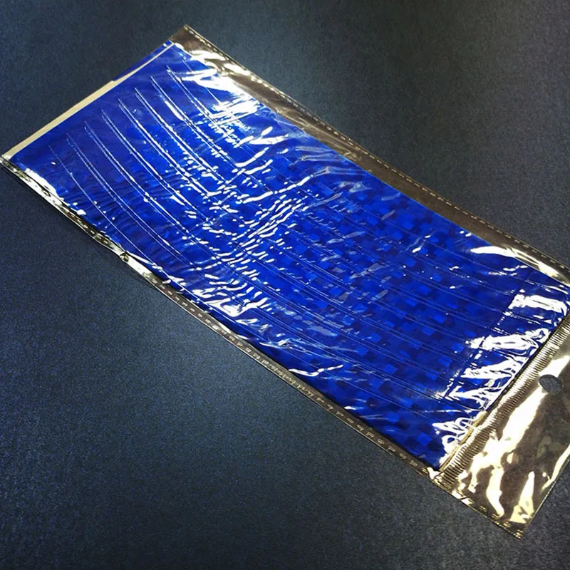 Reflektierende Felgen Aufkleber Motocross Fahrrad Motorrad Körper Felge Streifen Band Aufkleber Dekorative Reflektor Film Aufkleber: Blau