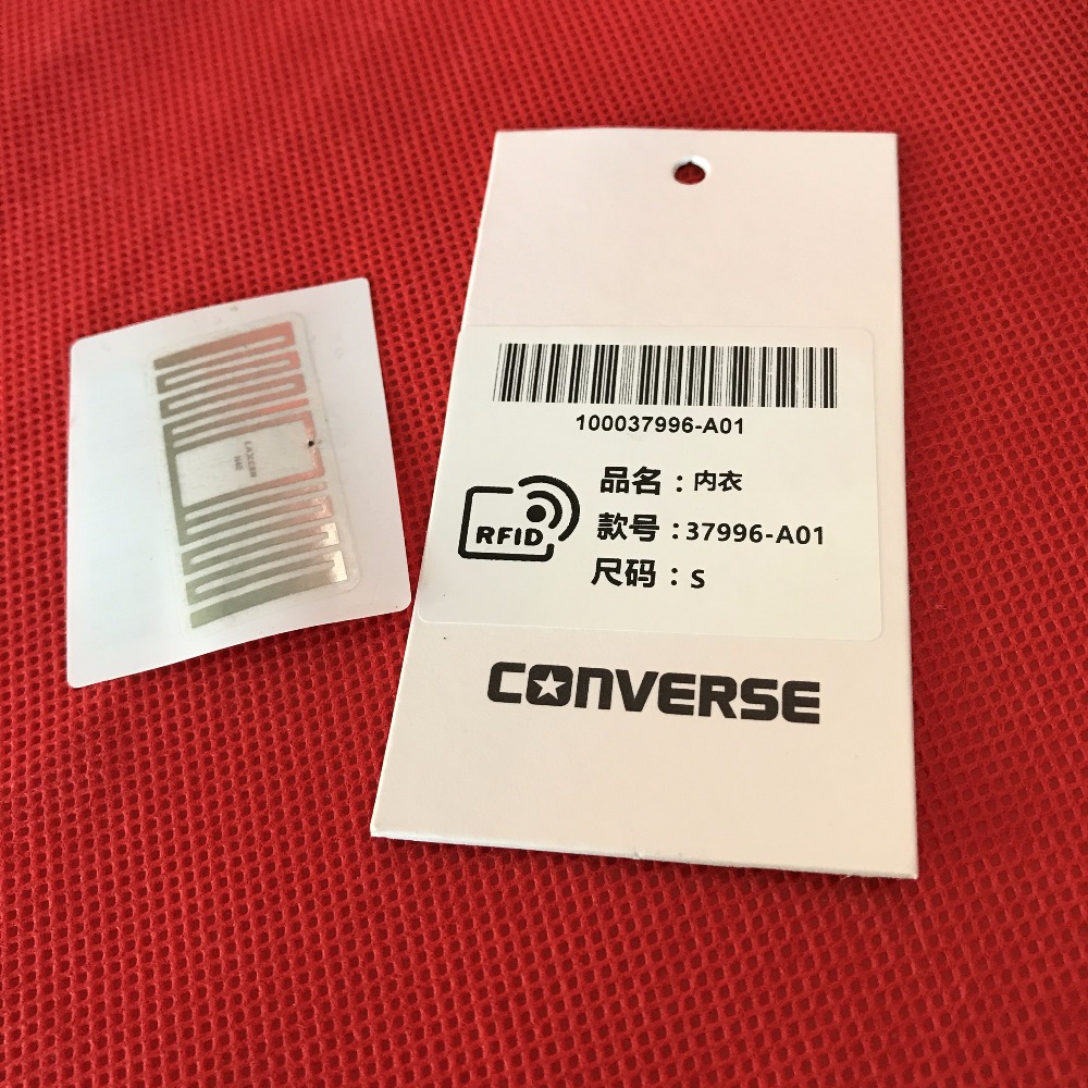 RFID clothing label UHF stickers electronic label sticker electronic label RF tag wet