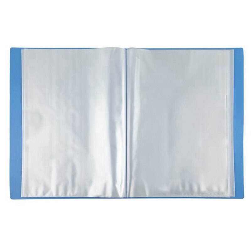 A4 Display Boek 60 Pagina 'S Transparante Insert Map Document Opbergtas Voor Bank Campus Bestand Kantoor Werkplek Familie