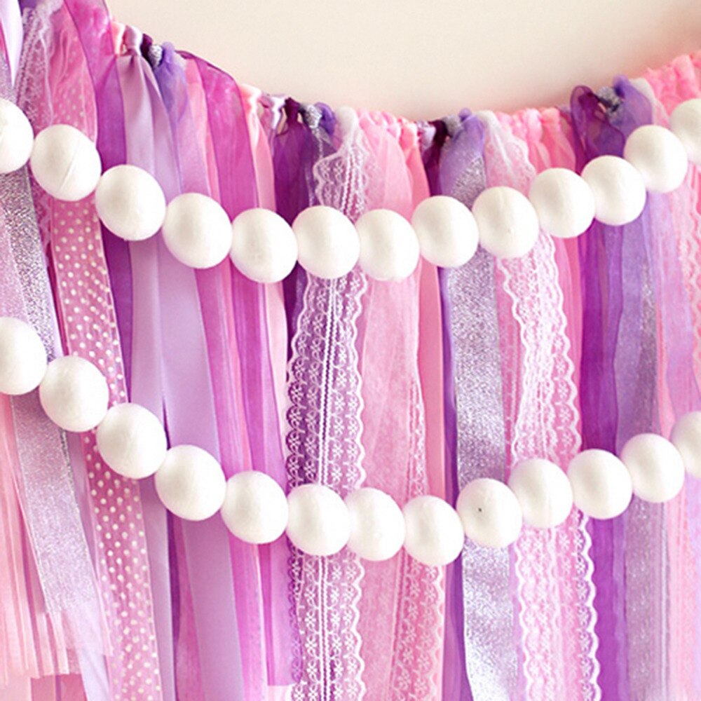 10Pcs DIY Modelling Polystyrene Styrofoam Foam Ball Natal Party Wedding Ball Decor Supplies SDIY Beads Toys 8CM