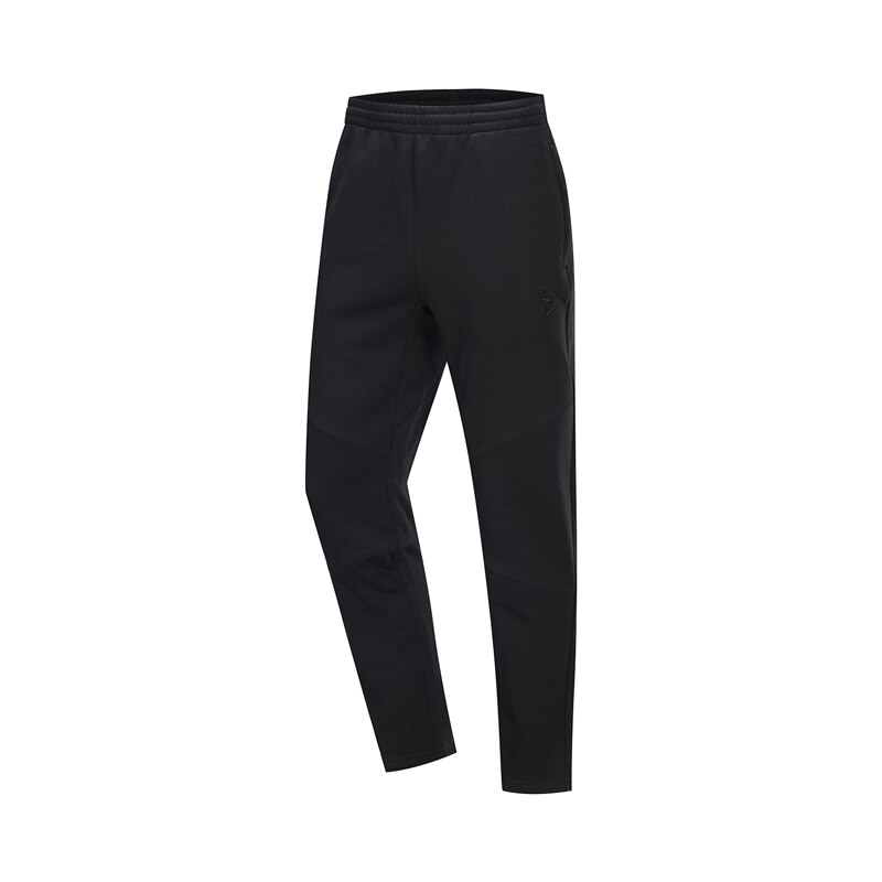 Li-Ning Men's Sports Pants - Fleece Lined, Regular Fit, Flexible - Polyester Cotton Blend: XXL / AKLP583-2H