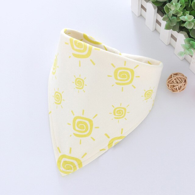 Otton Bandana Slabbetjes Babyvoeding Kiel Zuigeling Burp Doeken Cartoon Speeksel Handdoek Baby Eten Accessoire Zachte Baby Stuff: Sun