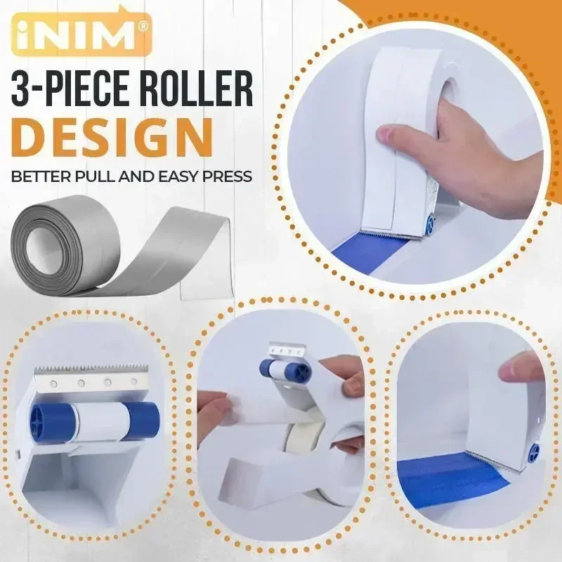 Painter Masking Tape Applicator Dispenser Machine Wall Floor Packaging Sealing Tool for 1.88-2" x 60 Yard Standard Tape