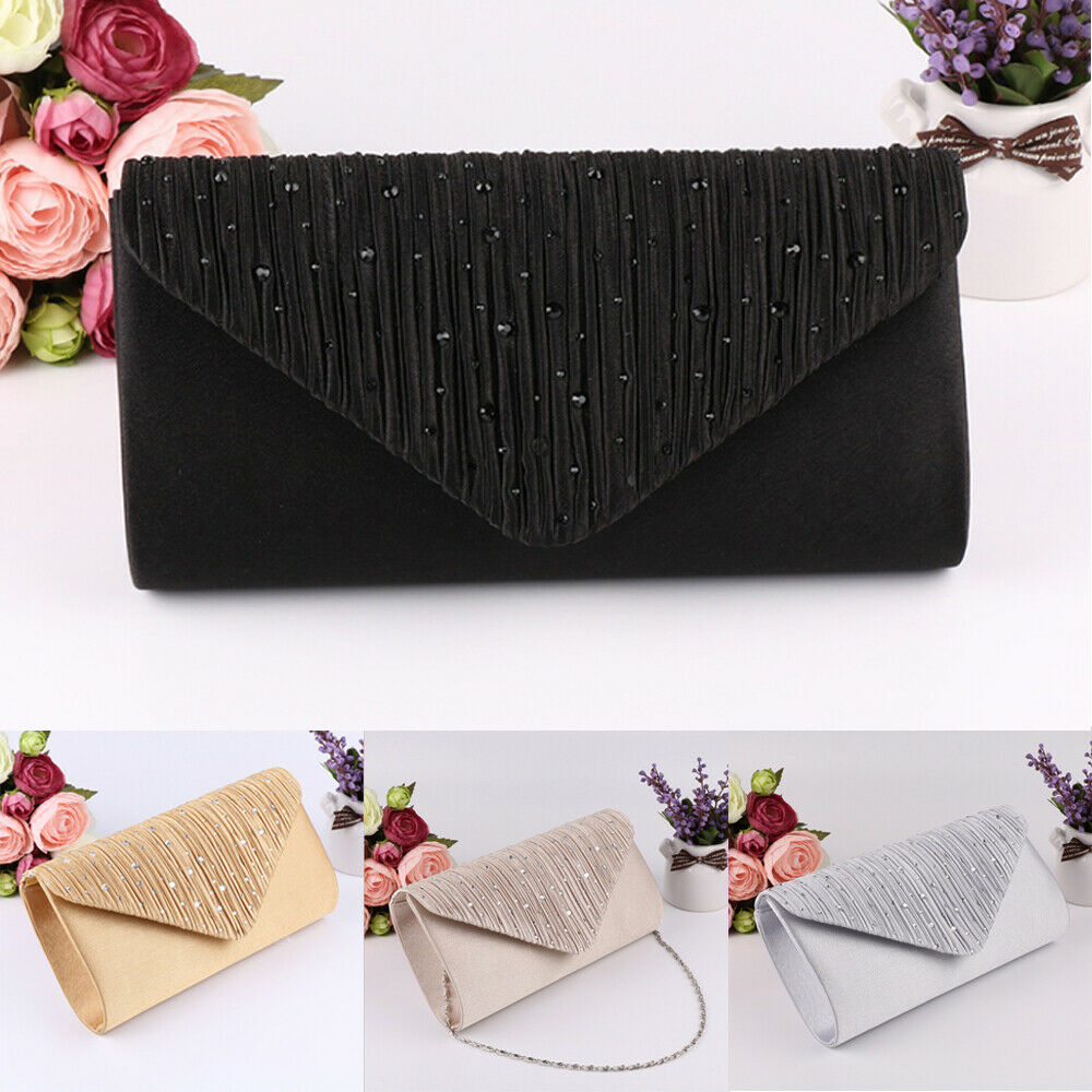 Pochette en diamant pour femmes, porte-cartes, à bandoulière, pour téléphone, pour bal de mariage,