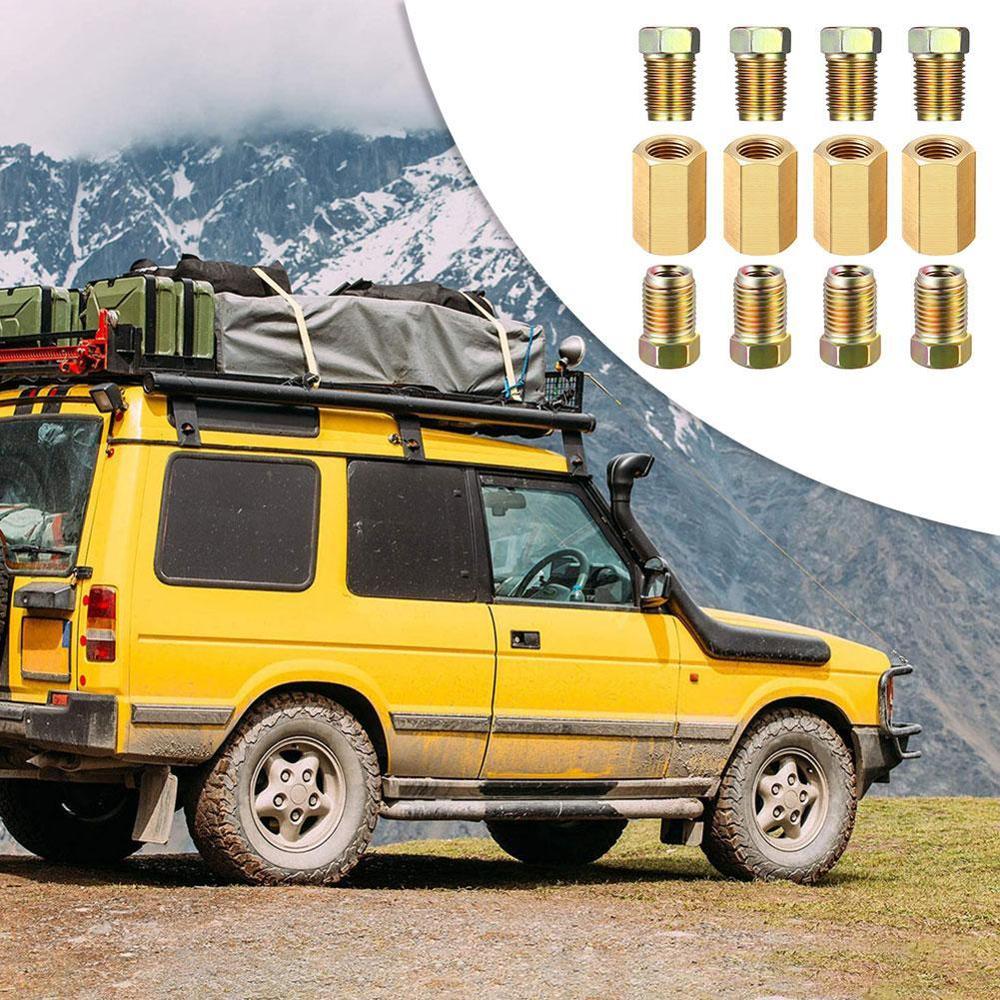 12 Pcs Brake Fittings Brass Inverted Flare Union & Compression Fitting