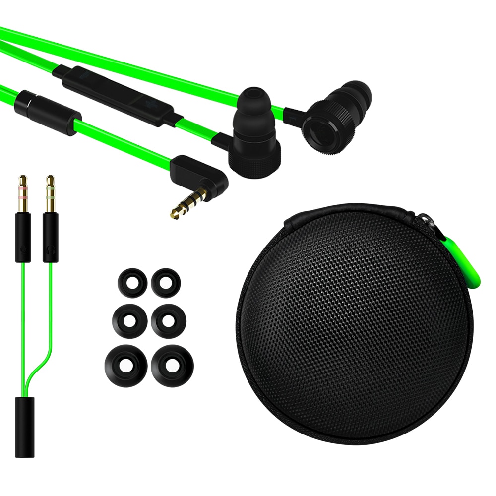 Hammerhead V2 Pro headphones 3.5mm wired earphone Gaming With Mic for headset gamer razer hammerhead pro v2 for huawei iphone