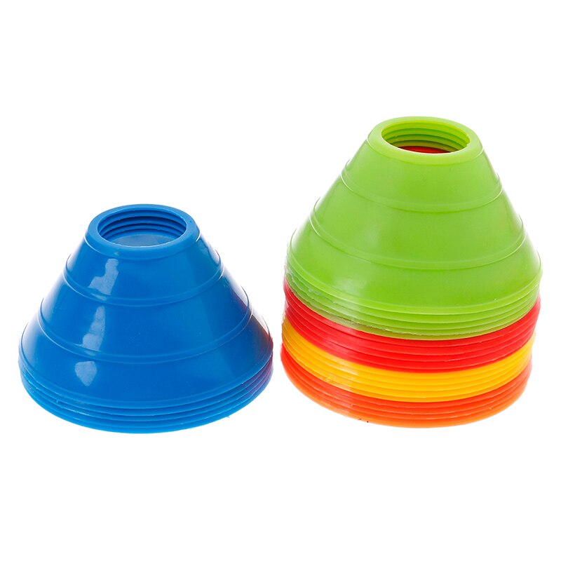 5 pezzi cono mark disc pattinaggio a rotelle allenamento calcio logo piastra PE9 * 5cm logo cono cono sport forniture per allenamento ausiliario