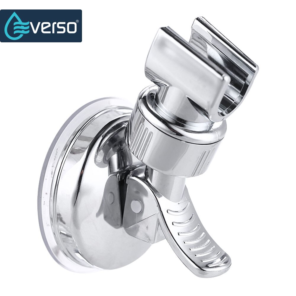 Everso universal justerbar suge dusjhode brakett holder baderomstilbehør vakuum sugekopp dusjhode holder