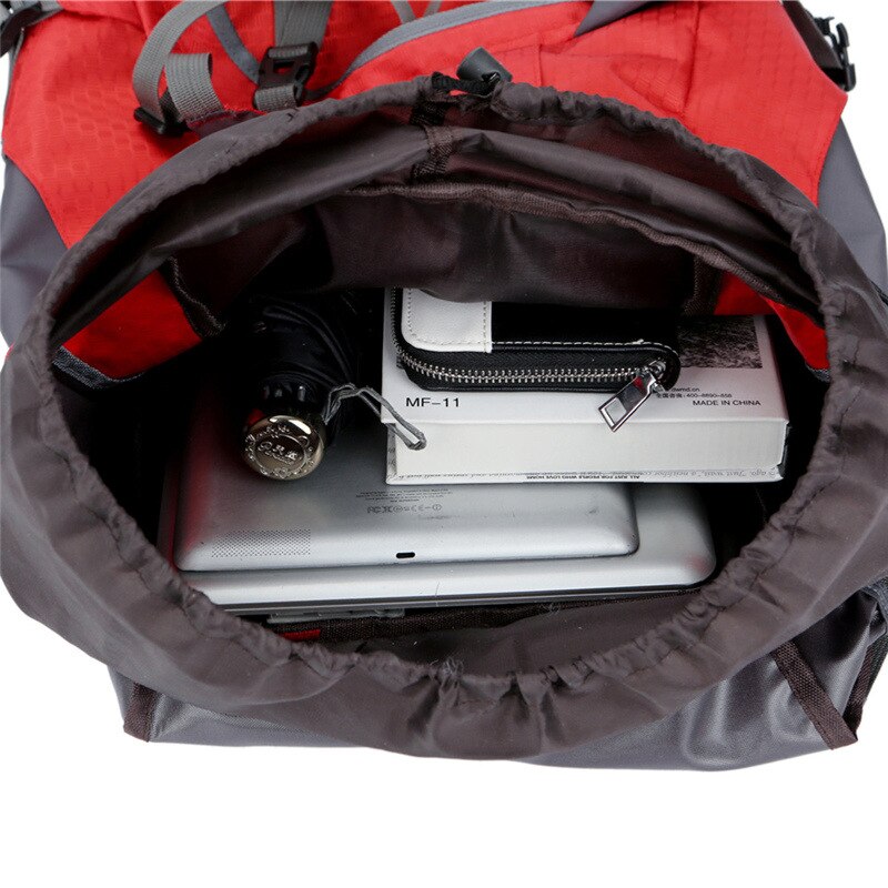 60L Zaini Da trekking di sport degli uomini di Sacchetti di nylon di campo Viaggi Pacchetto della vita Delle Donne trekking Impermeabile Zaini all'aperto ultra-luce Borse