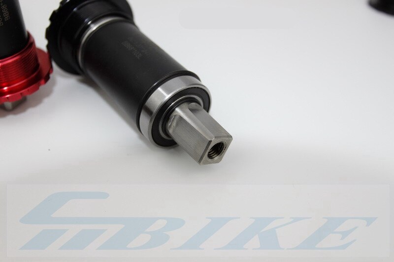 Bicycle middle axle titanium bottom brackets for brompton folding bike 103/107/110/113/119mm titanium shaft 3 colors