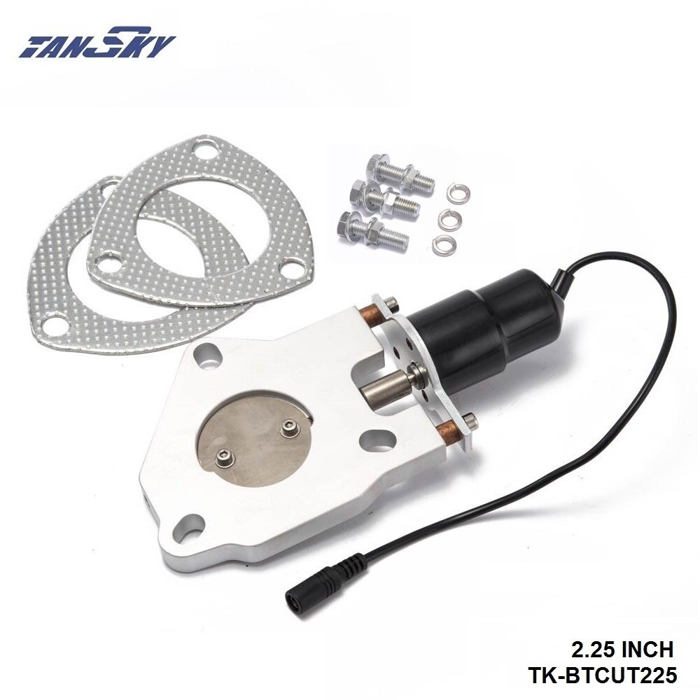 2.25" Electric Exhaust Cutout Remote Control Motor Kit For GM Chevy Chevrolet CAMARO/FIREBIRD 67-69 TK-BTCUT225